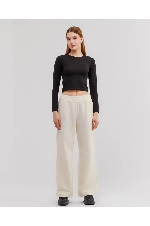 Beli Lastikli Bol Paça  Kadın Eşofman Altı N003