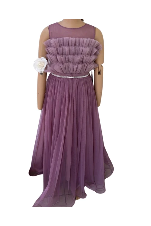 Beli Taşlı Püsküllü Abiye 2307