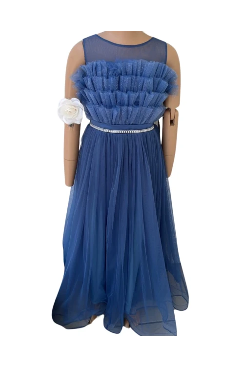 Beli Taşlı Püsküllü Abiye 2307