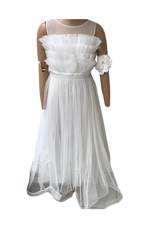 Beli Taşlı Püsküllü Abiye 2307