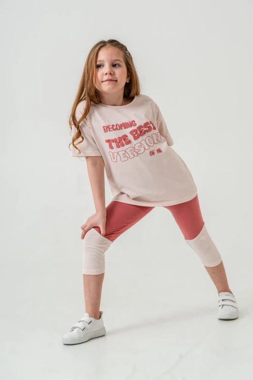 Best Version Baskılı Kız Çocuk Takım 50653