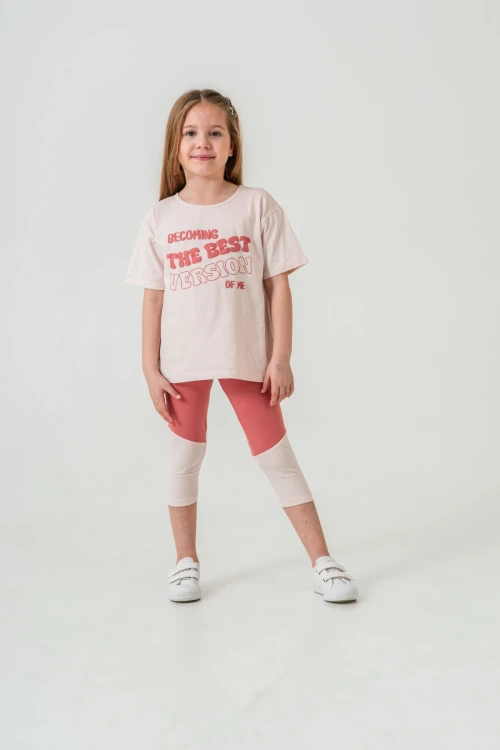 Best Version Baskılı Kız Çocuk Takım 50653