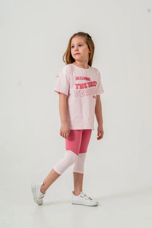 Best Version Baskılı Kız Çocuk Takım 50653