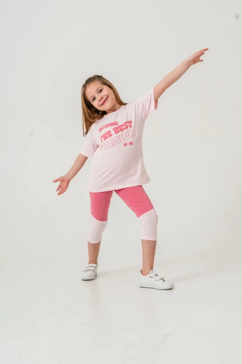 Best Version Baskılı Kız Çocuk Takım 50653