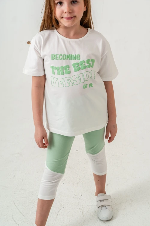 Best Version Baskılı Kız Çocuk Takım 50653