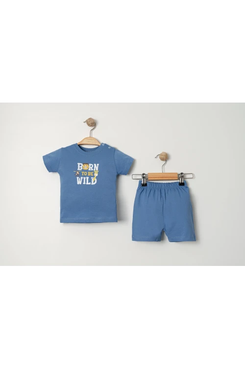 Born To Be Baskılı Erkek Bebek Takım 2020