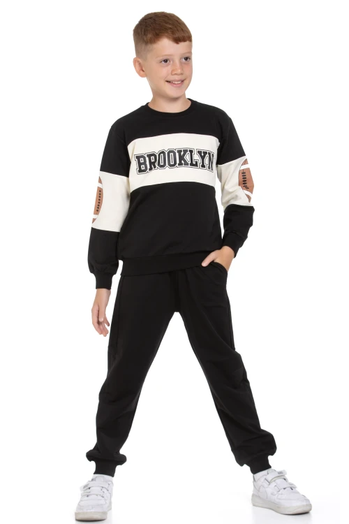 Brooklyn Baskılı Erkek Çocuk Takım 20408