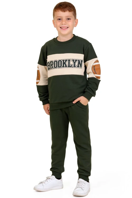 Brooklyn Baskılı Erkek Çocuk Takım 20408