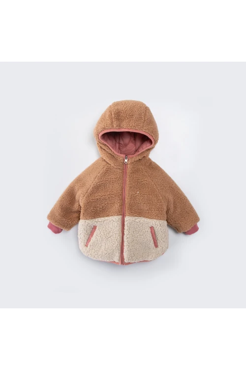 Çift Taraflı Kız Çocuk Mont 50323