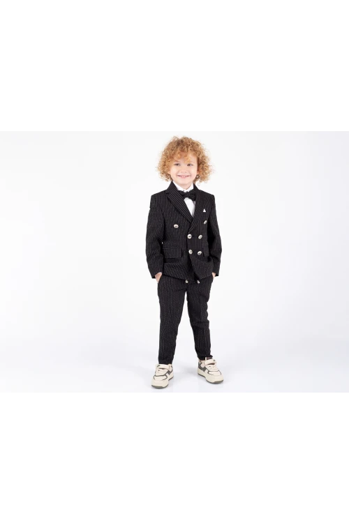 Çizgili Ceketli Takım Elbise 5696