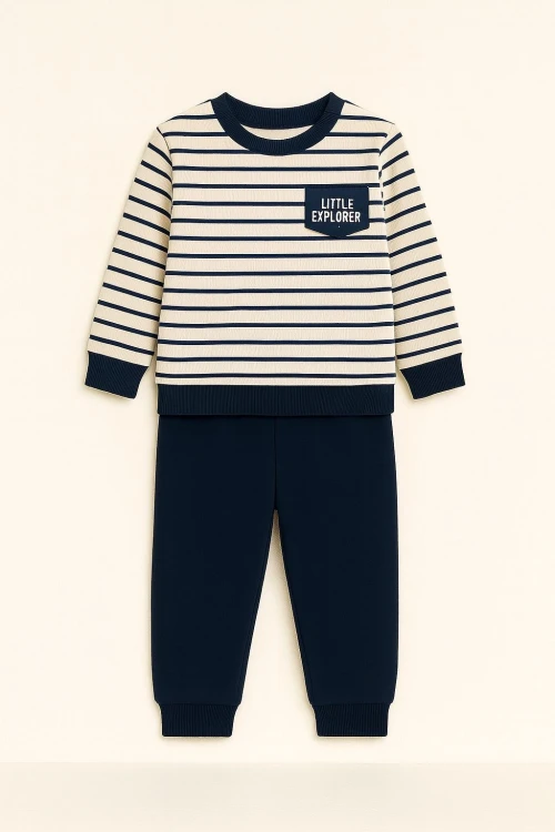 Çizgili Erkek Bebek Takım 20108