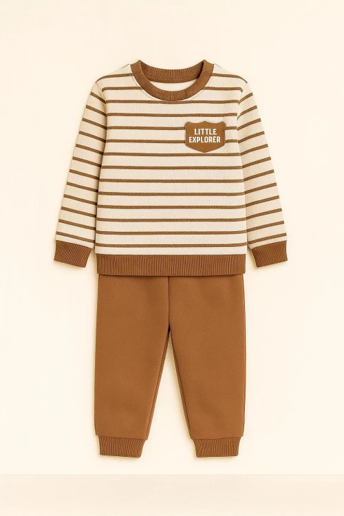 Çizgili Erkek Bebek Takım 20108