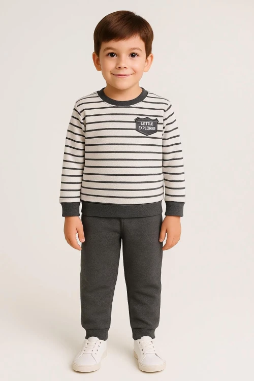 Çizgili Erkek Bebek Takım 20108