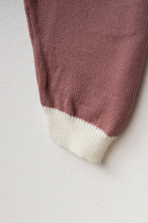 Çizgili Hırkalı Triko Takım 4037