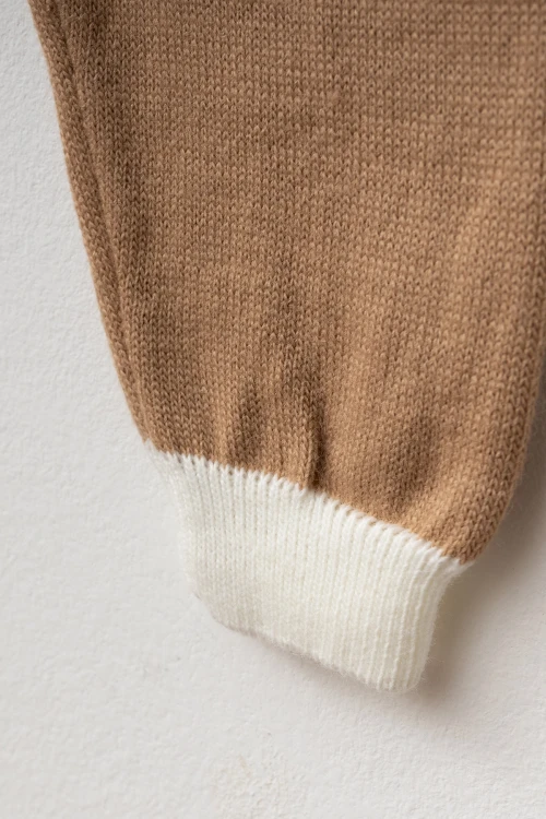 Çizgili Hırkalı Triko Takım 4038