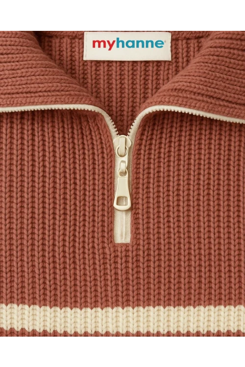 Çizgili Triko Kazak 4099