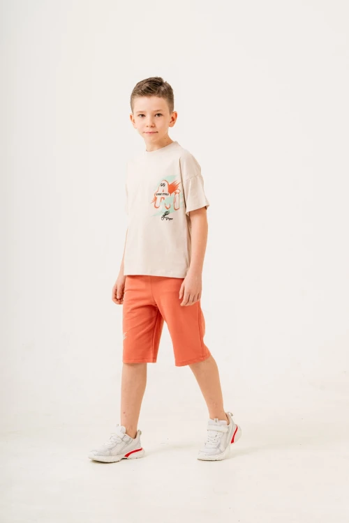 Classic Style Baskılı Kaprili Erkek Çocuk Takım 12257