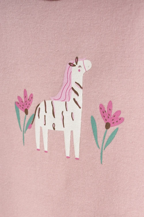 Cute Safari Baskılı 2li  Penye Tulum 1020