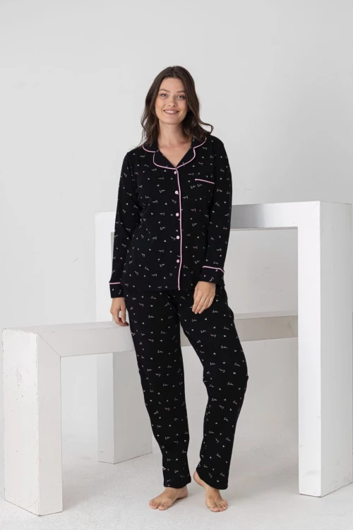 Desenli Kadın Pijama Takımı 2200