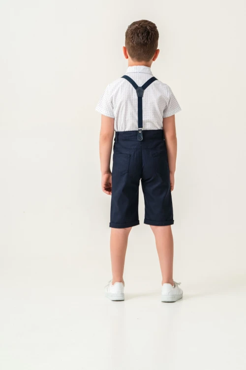 Desenli Papyonlu Erkek Çocuk Takım 2536