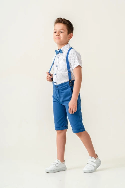 Desenli Papyonlu Erkek Çocuk Takım 2536