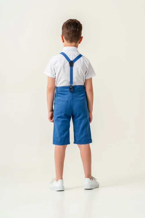 Desenli Papyonlu Erkek Çocuk Takım 2536