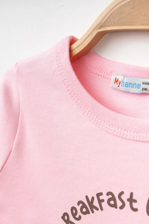 Donut Baskılı Uzun Kol Pijama Takımı 74168