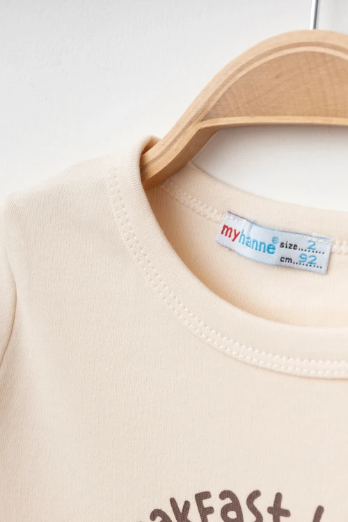 Donut Baskılı Uzun Kol Pijama Takımı 74168