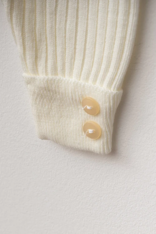 Düğme Detaylı Erkek Bebek 2li Triko Alt 4040-1