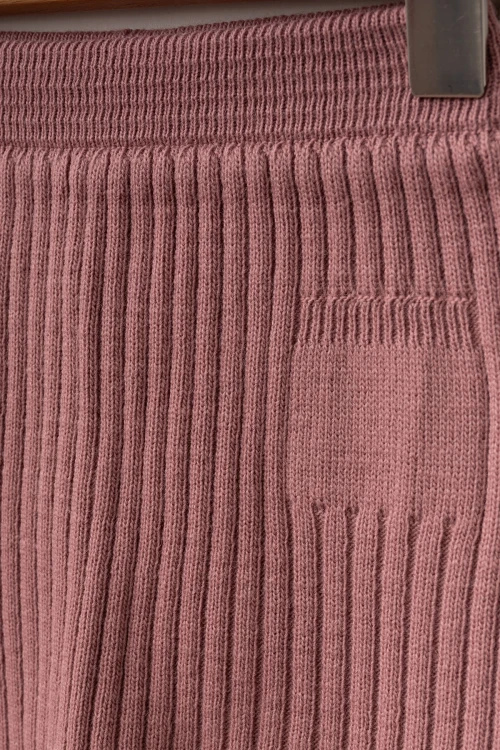 Düğme Detaylı Kız Bebek 2li Triko Alt 4040