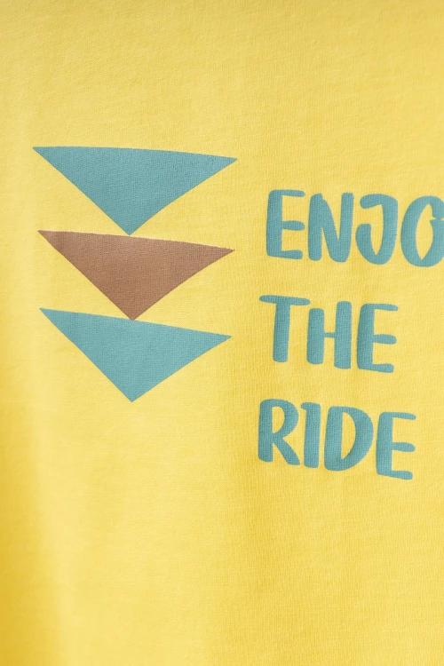 Enjoy The Ride Baskılı Tişört 50722