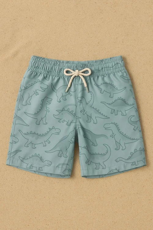 Erkek Çocuk Desenli Deniz Şortu 50501