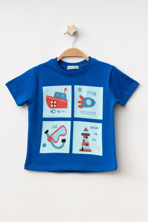 Explore Baskılı Erkek Tişört 50101