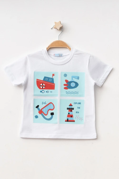 Explore Baskılı Erkek Tişört 50101