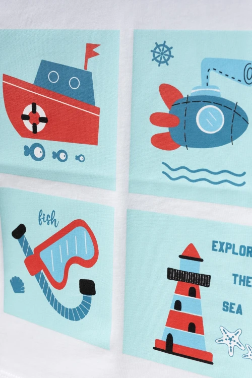 Explore Baskılı Erkek Tişört 50101