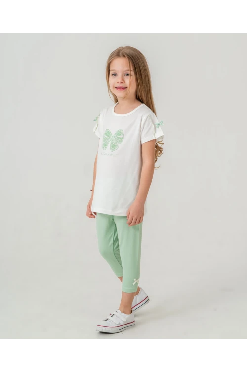 Fiyonk Baskılı Kız Çocuk Takım 50357