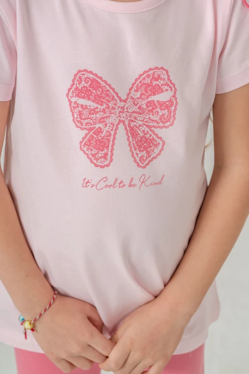 Fiyonk Baskılı Kız Çocuk Takım 50357