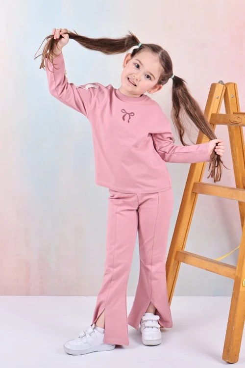 Fiyonk Nakışlı Brode Detaylı Takım 74363