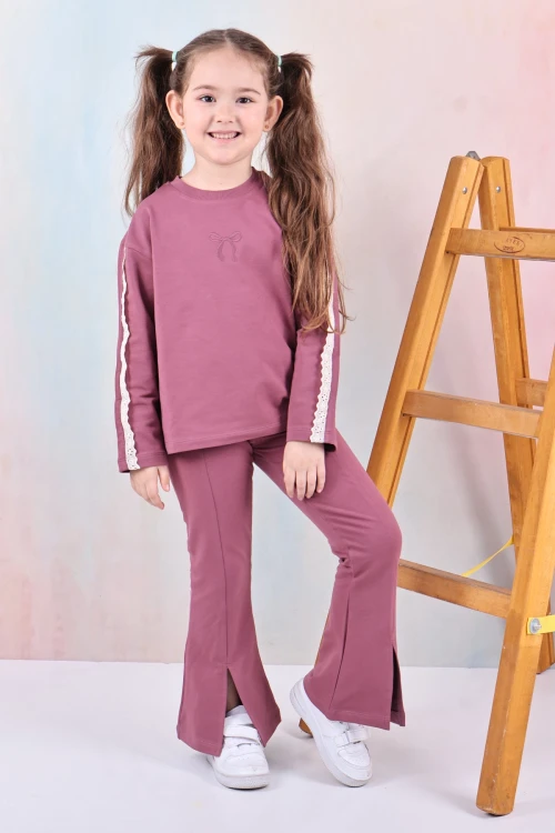 Fiyonk Nakışlı Brode Detaylı Takım 74363