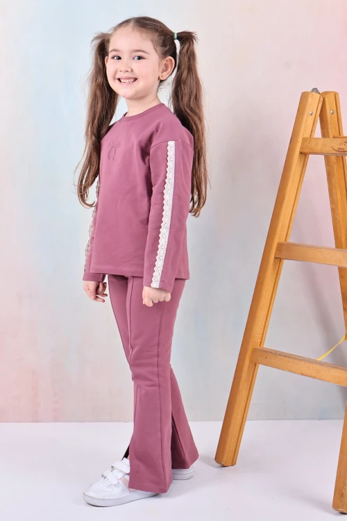 Fiyonk Nakışlı Brode Detaylı Takım 74363