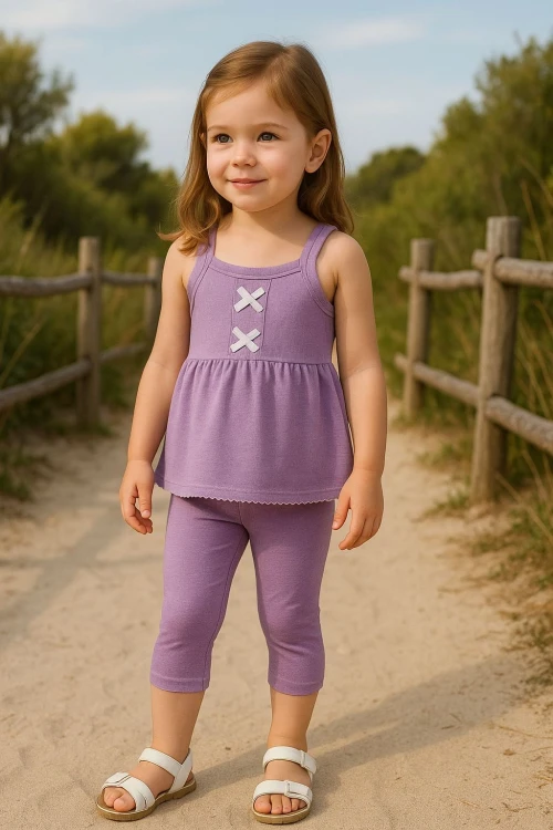 Fiyonklu Kız BebekTakım 50351