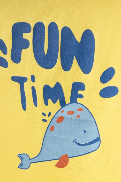 Fun Time Baskılı Erkek Tişört 50102