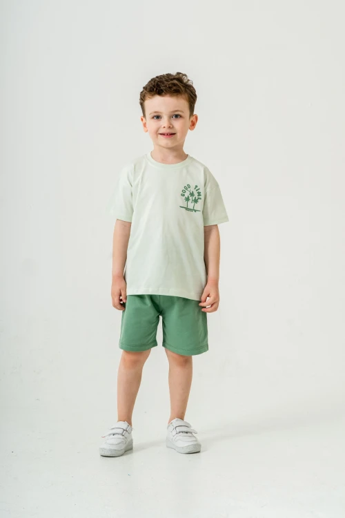 Good Time Baskılı Şortlu Takım 50305