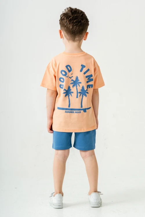 Good Time Baskılı Şortlu Takım 50305