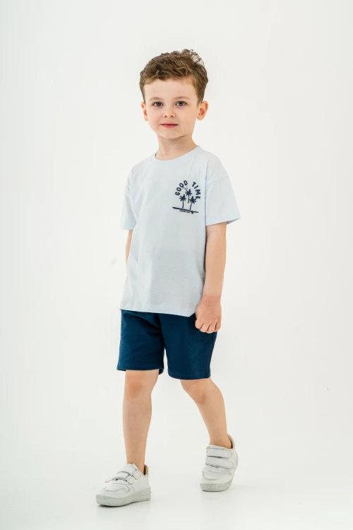 Good Time Baskılı Şortlu Takım 50305