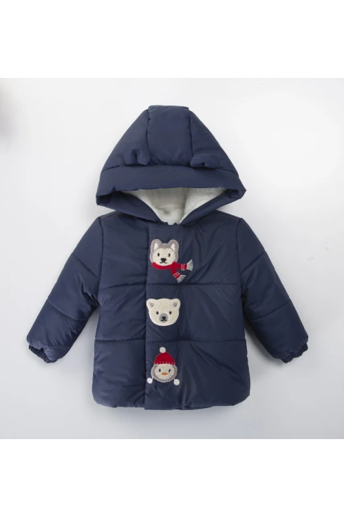 Hayvanlar İşlemeli Erkek Mont 51420