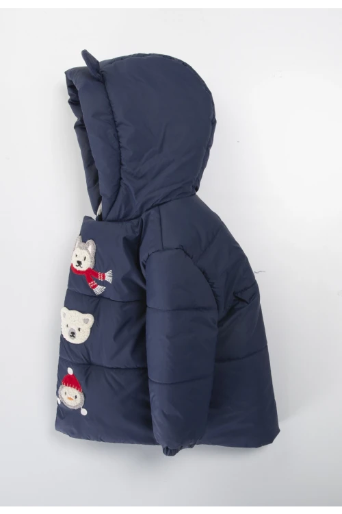 Hayvanlar İşlemeli Erkek Mont 51420