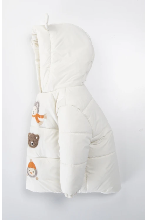 Hayvanlar İşlemeli Erkek Mont 51420