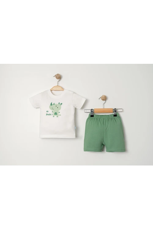 Hi Dude Baskılı Erkek Bebek Takım 2022