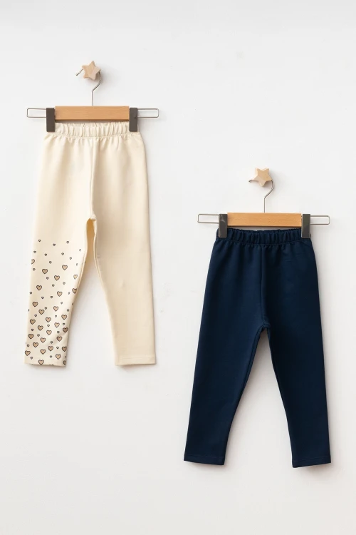 Kalp Baskılı Tayt 74355